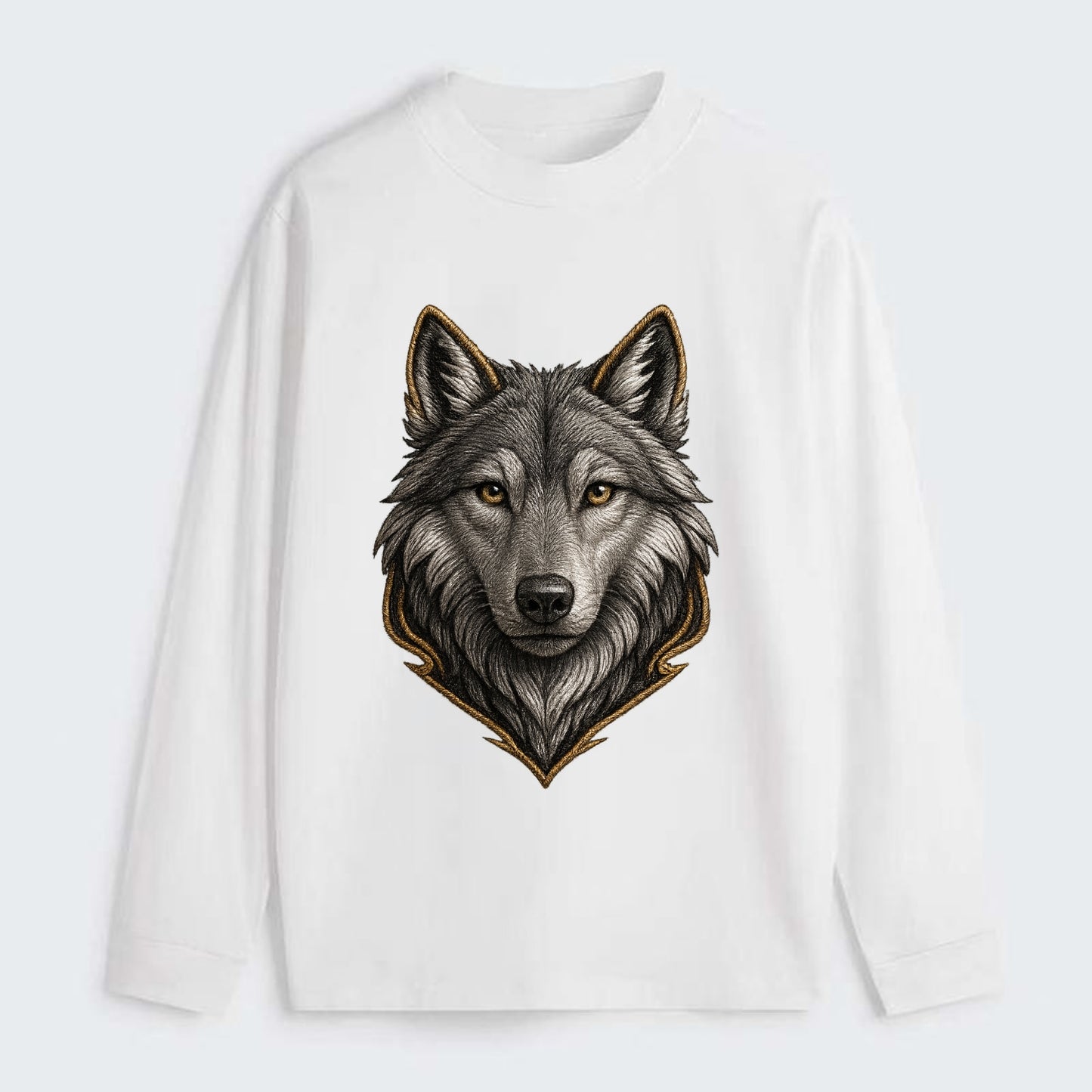 Wolf Totem  - Classic Long Sleeve Shirt - White