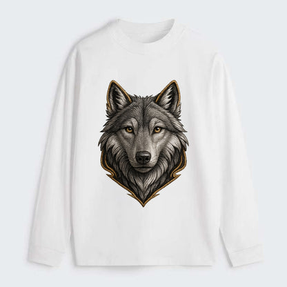 Wolf Totem  - Classic Long Sleeve Shirt - White