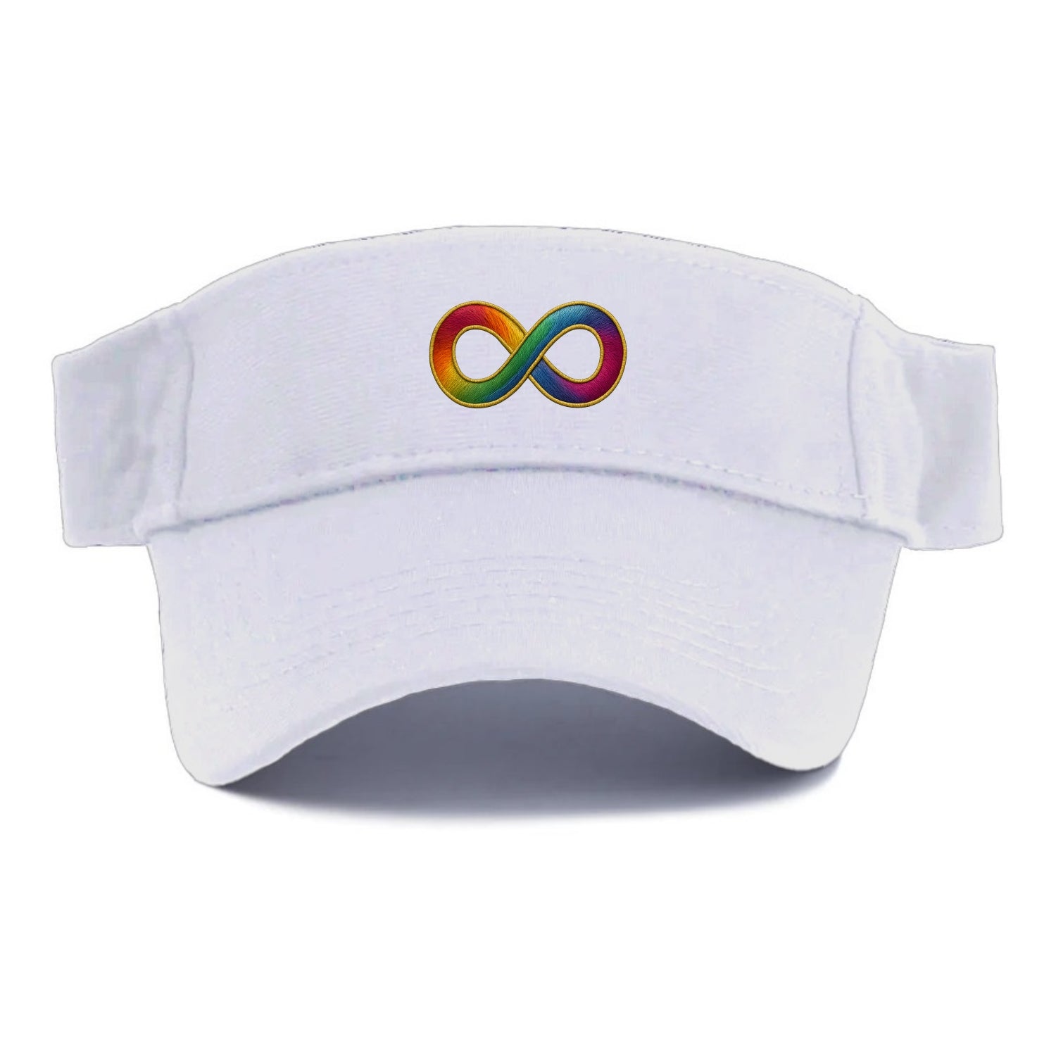 Infinity Symbol  - Visor - White