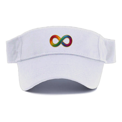 Infinity Symbol  - Visor - White