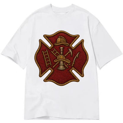 Maltese Cross  - Classic T-shirt - White