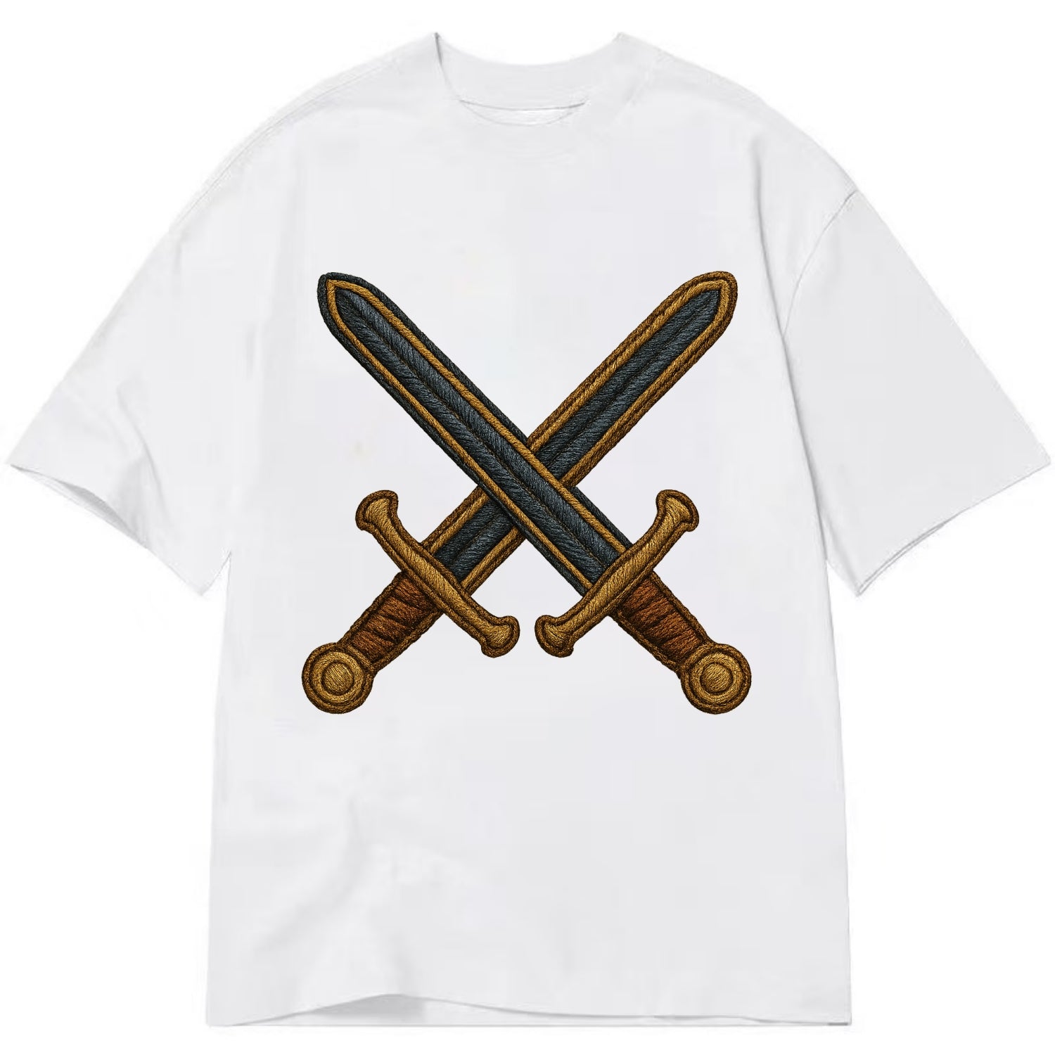 Crossed Swords  - Classic T-shirt - White