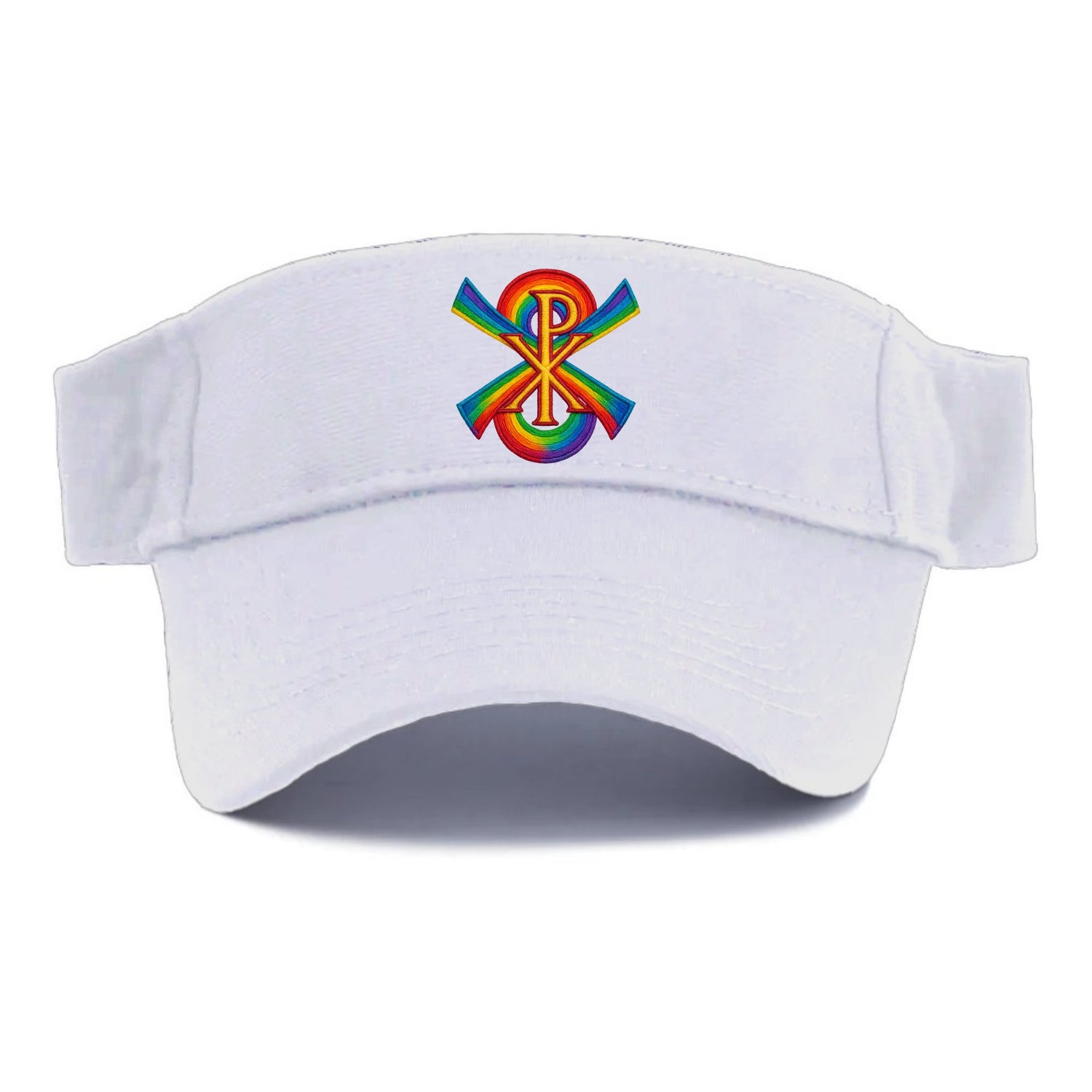 Chi Rho  - Visor - White