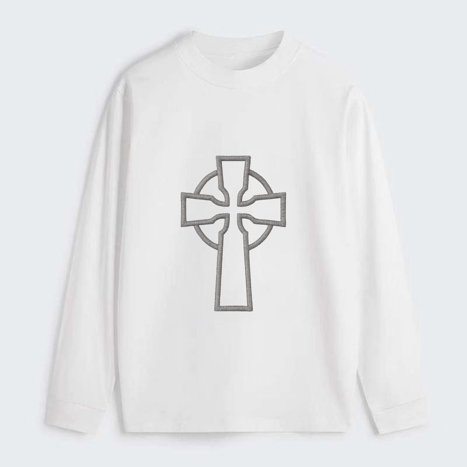 Iona Cross - Classic Long Sleeve Shirt - White