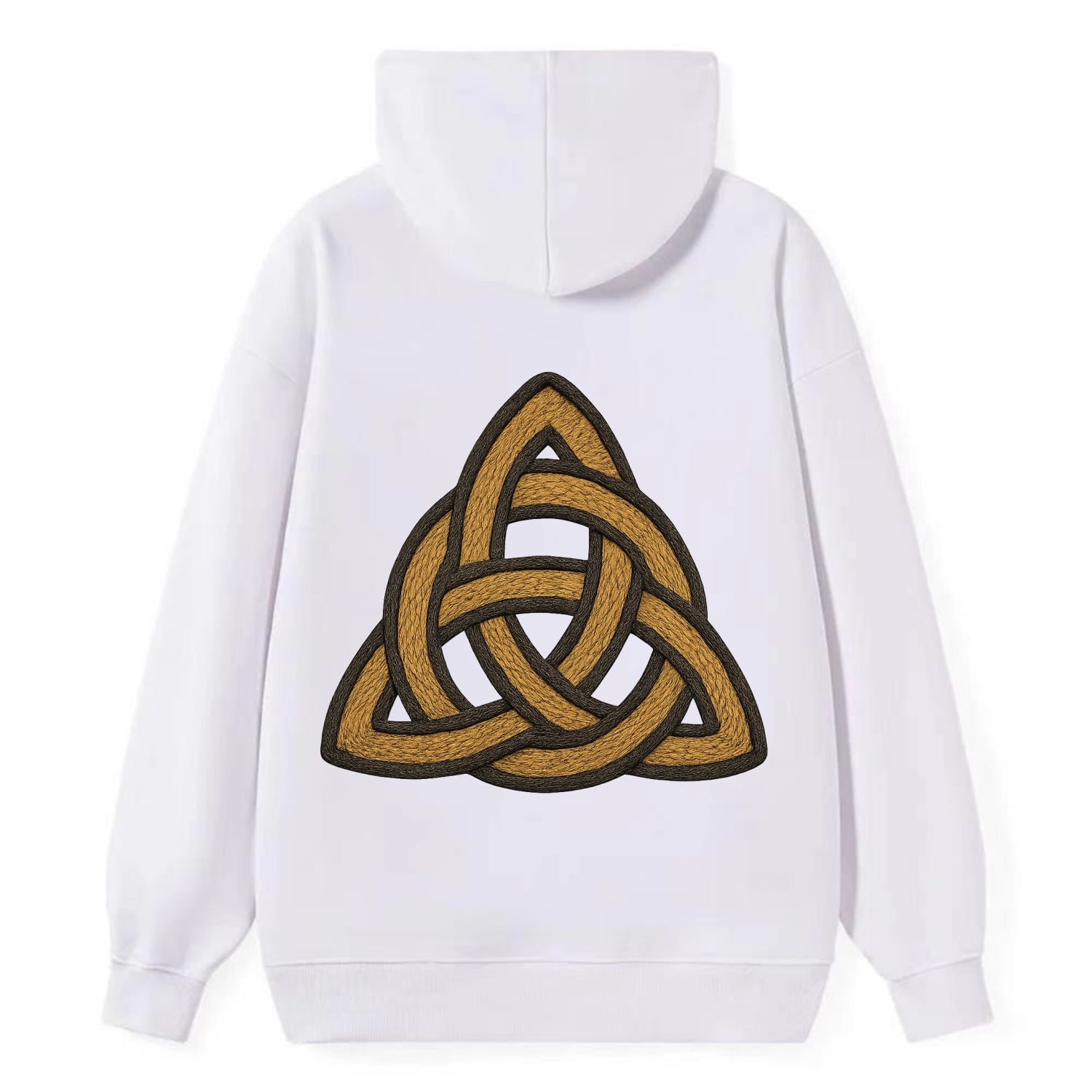 Trinity Knot  - Classic Pullover Hoodie - White
