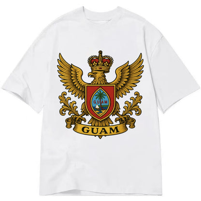 Guam Heritage Badge  - Classic T-shirt - White