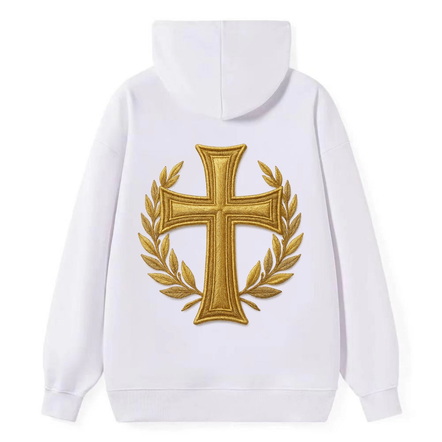 Victory Cross  - Classic Pullover Hoodie - White