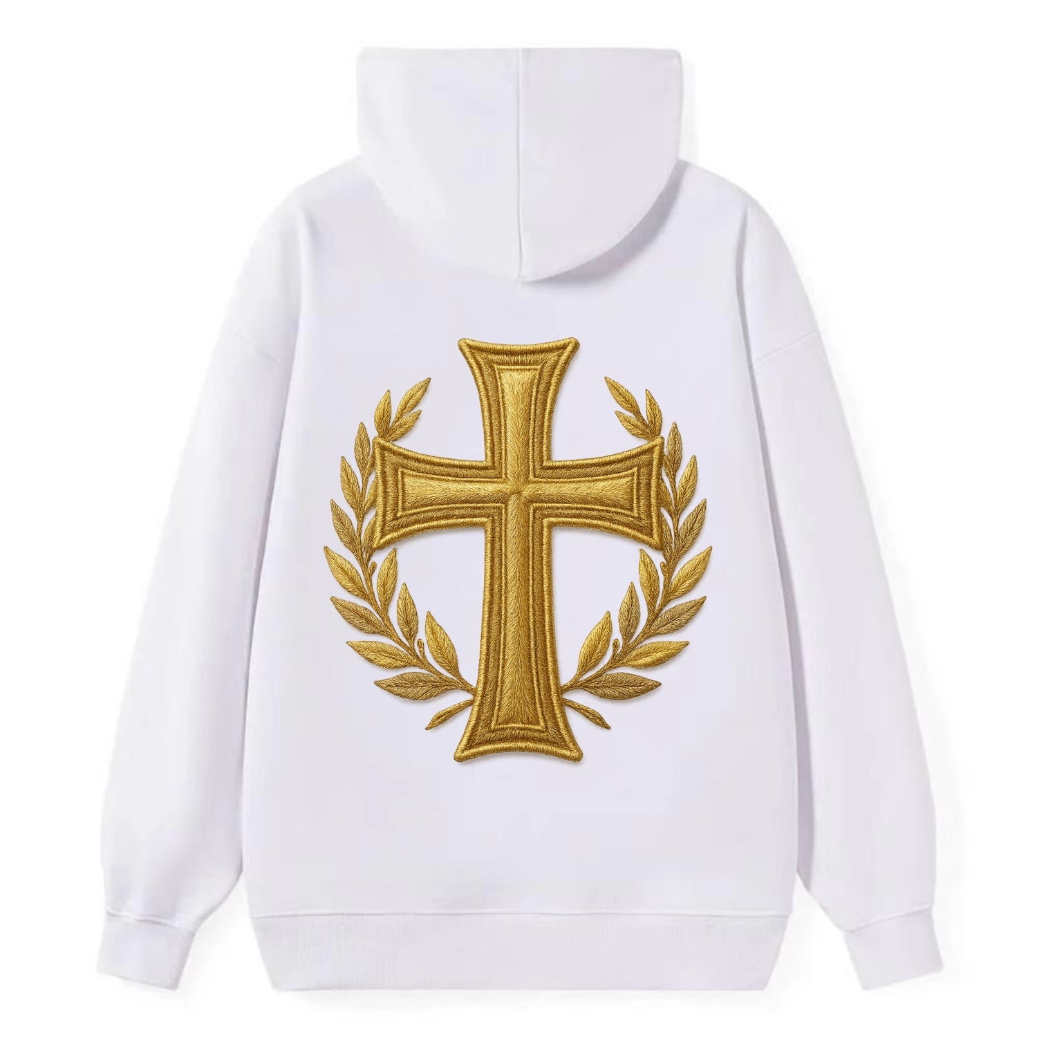 Victory Cross  - Classic Pullover Hoodie - White