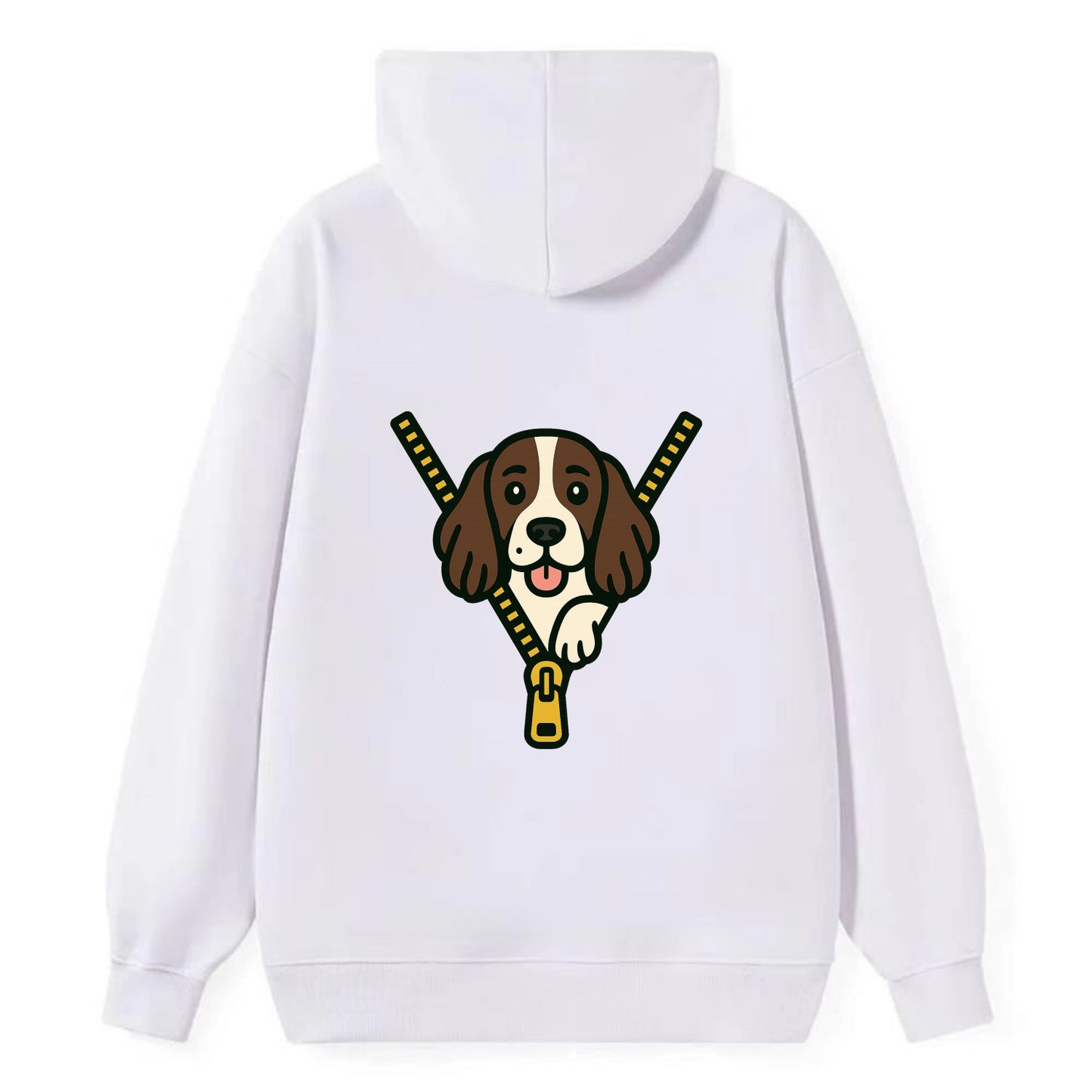 English Springer Spaniel - Classic Pullover Hoodie - White