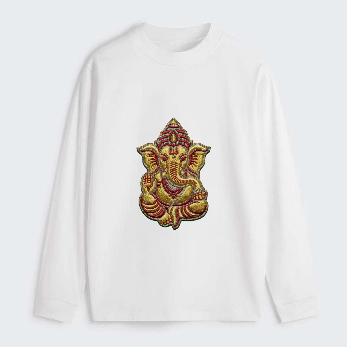 Ganesh - Classic Long Sleeve Shirt - White