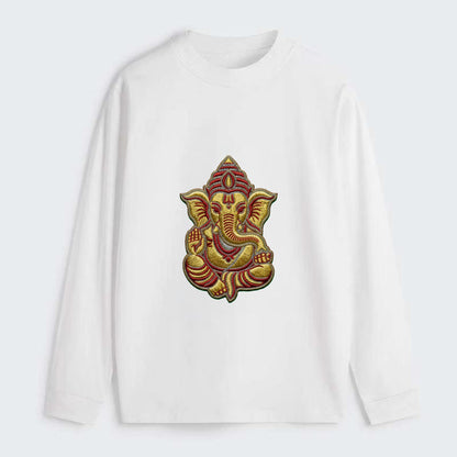 Ganesh - Classic Long Sleeve Shirt - White