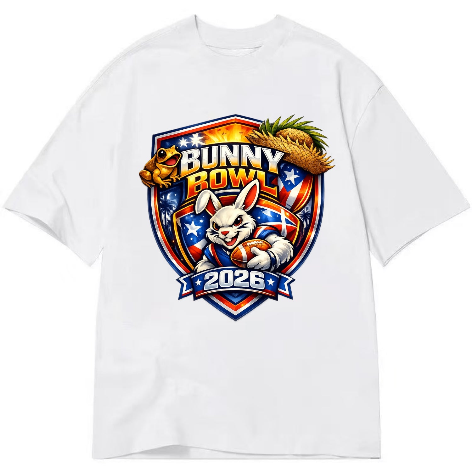 Bunny Bowl 2026 - Classic T-shirt - White