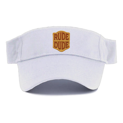 RUDE;DUDE ENERGY Surf Green Trucker - Visor - White