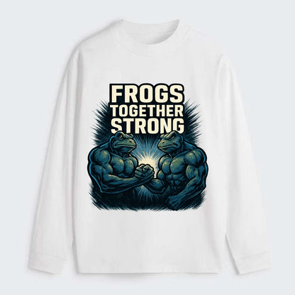 Frogs Together Strong 4 - Classic Long Sleeve Shirt - White