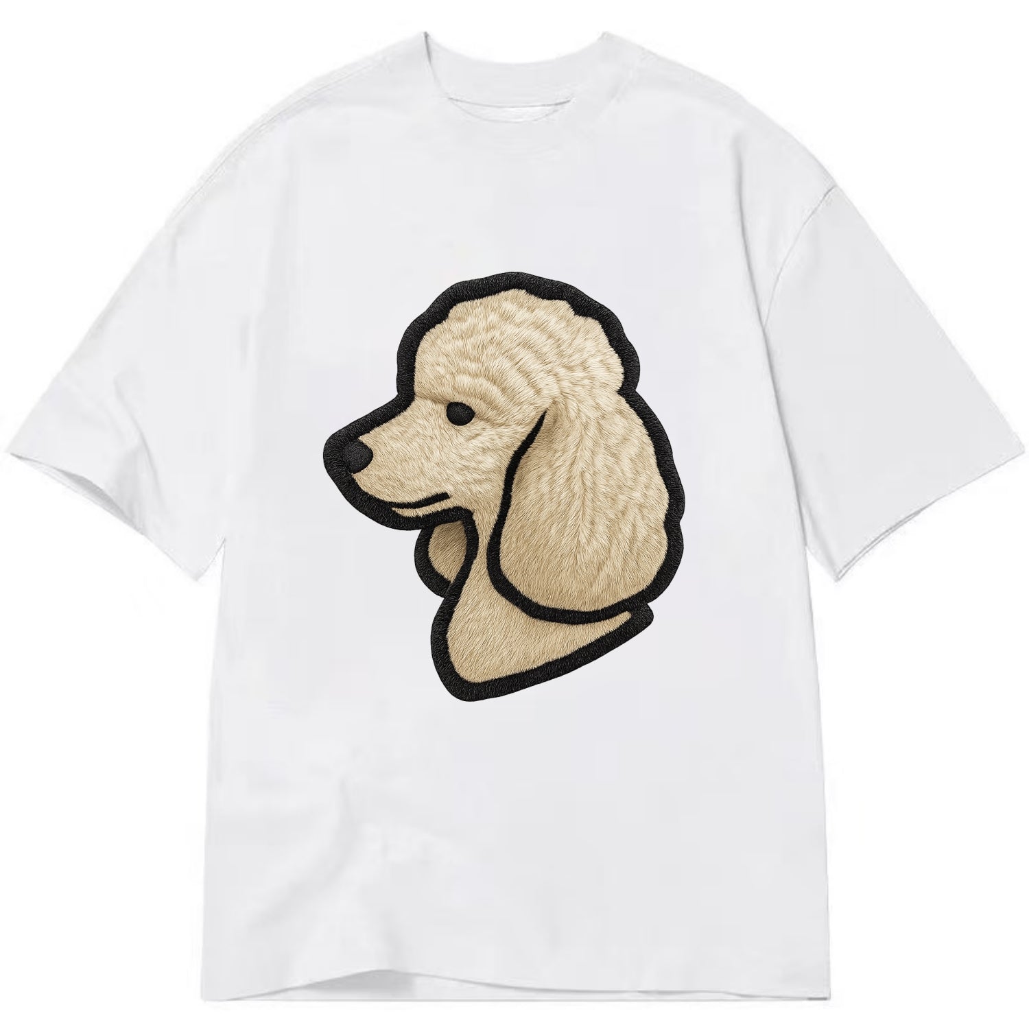 Poodle - Contemporary clean style with s - Classic T-shirt - White