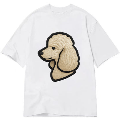 Poodle - Contemporary clean style with s - Classic T-shirt - White
