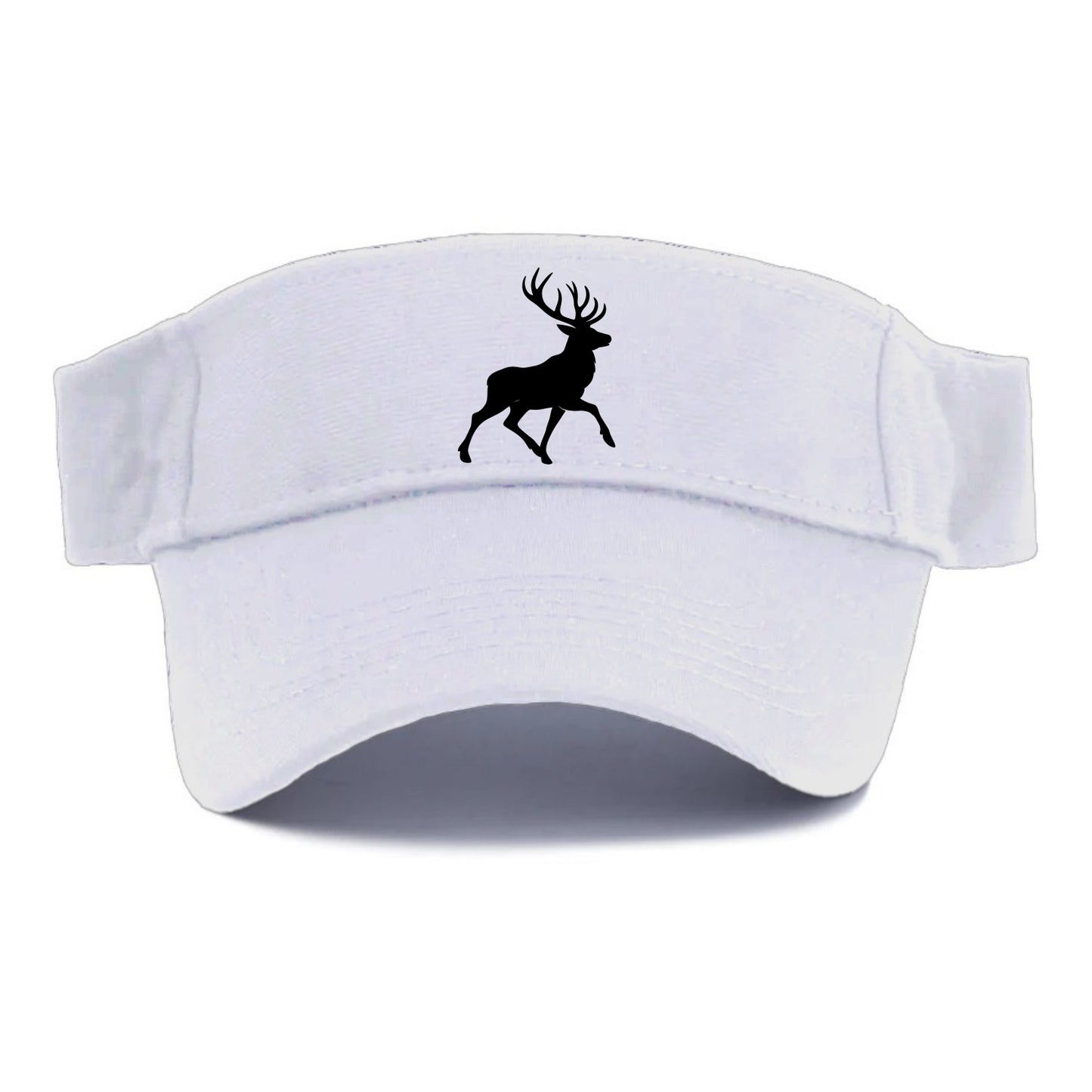 Deer with majestic antlers - Visor - White