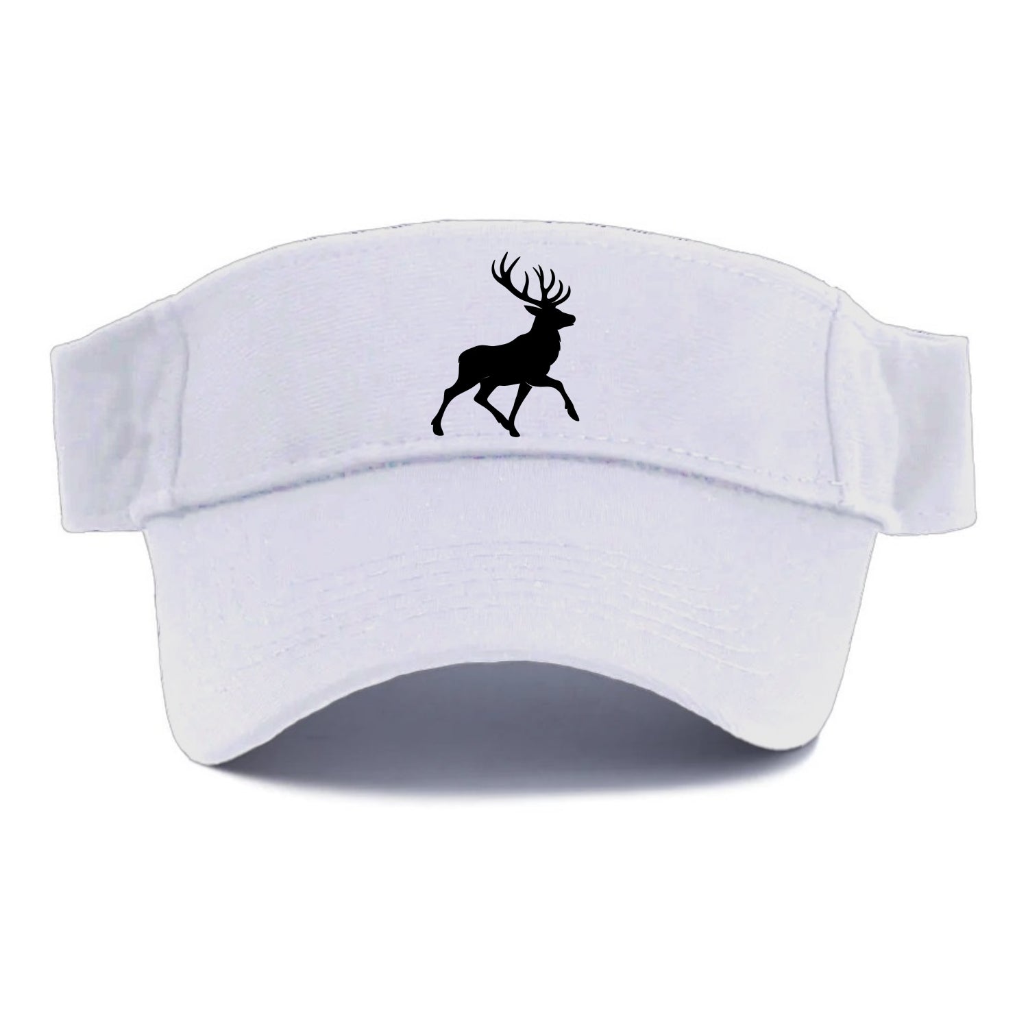 Deer with majestic antlers - Visor - White