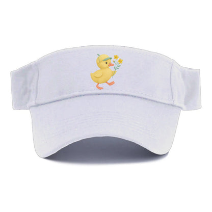 Yellow Duckling - Visor - White