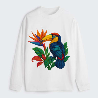 Toucan Paradise - Classic Long Sleeve Shirt - White