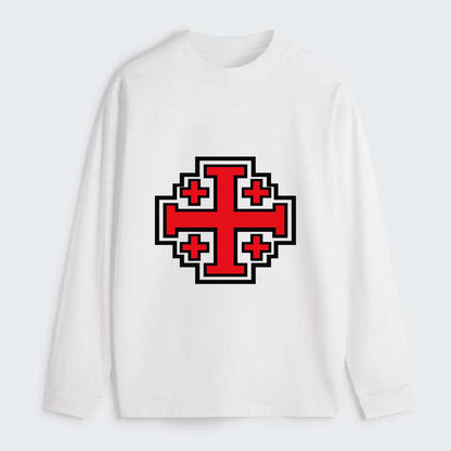 Heritage of Faith - Classic Long Sleeve Shirt - White
