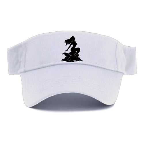 Mermaid on ocean rock - Visor