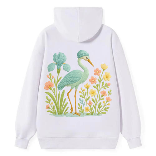 Mint Crane - Classic Pullover Hoodie