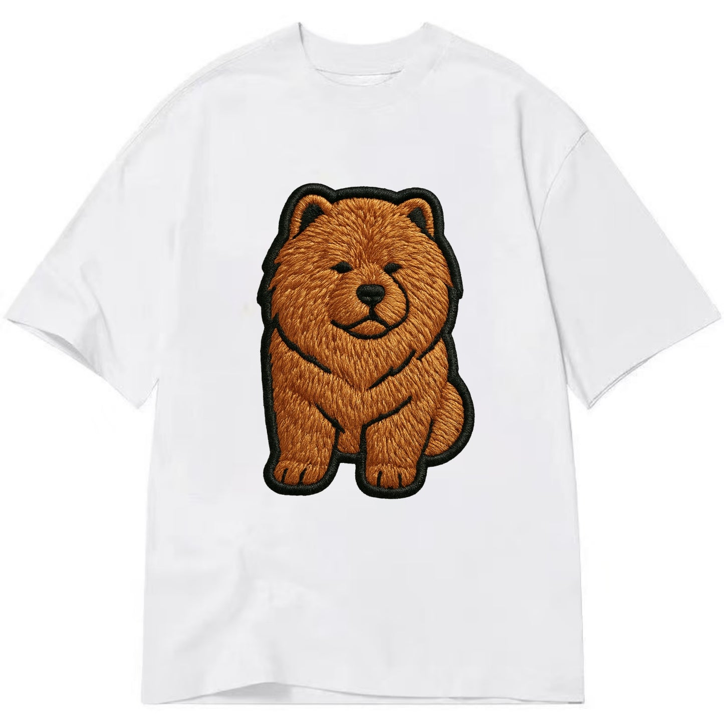 Chow Chow - Trendy lion-mane design with - Classic T-shirt - White