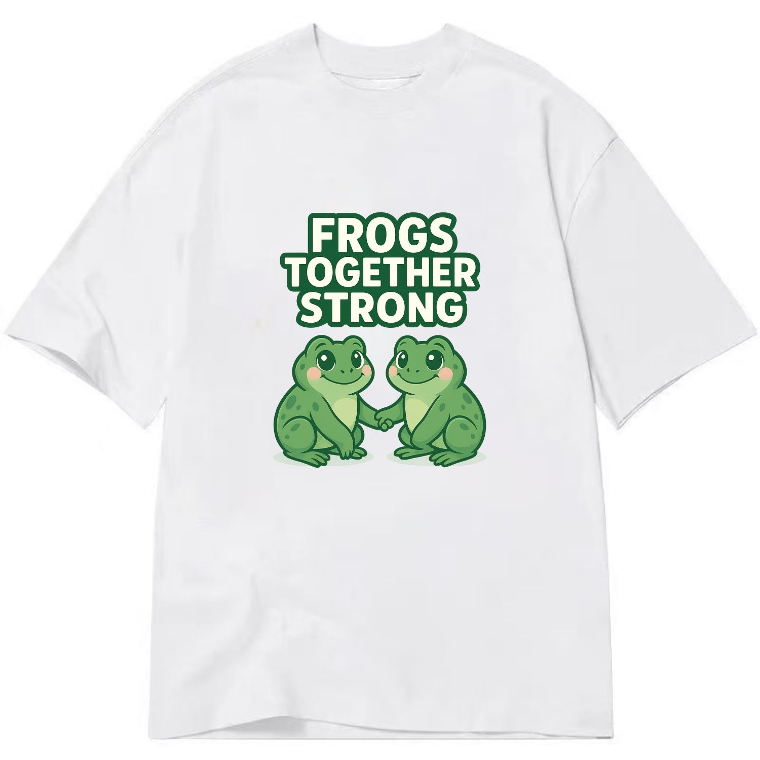 Frogs Together Strong 2 - Classic T-shirt - White
