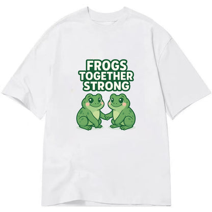 Frogs Together Strong 2 - Classic T-shirt - White