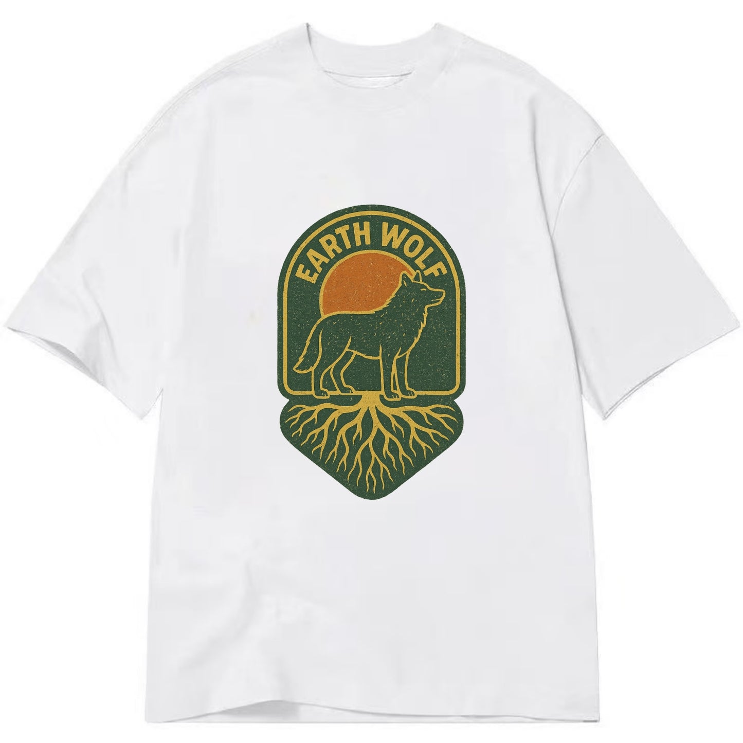 Earth Wolf Roots  - Classic T-shirt - White