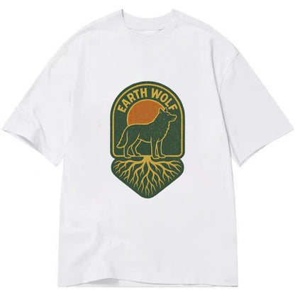 Earth Wolf Roots  - Classic T-shirt - White
