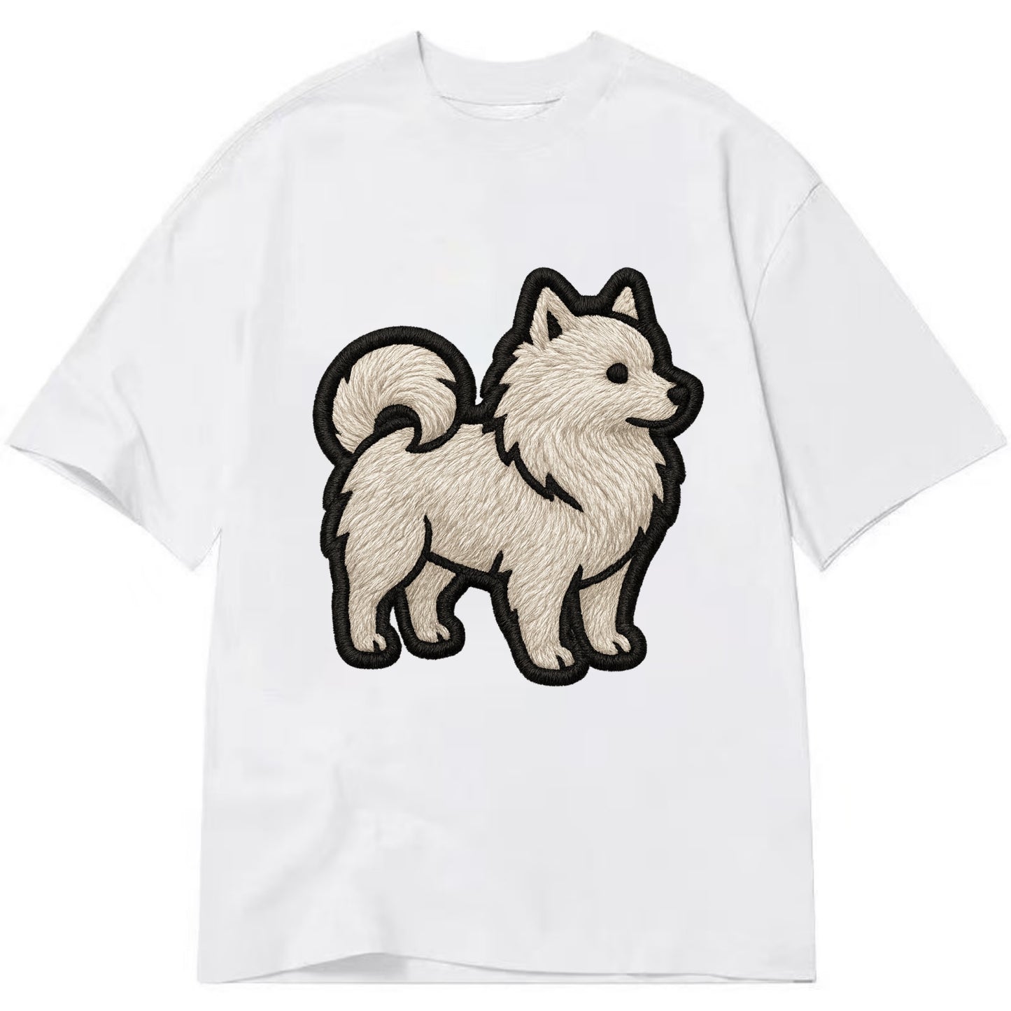 Japanese Spitz - Contemporary white spit - Classic T-shirt - White