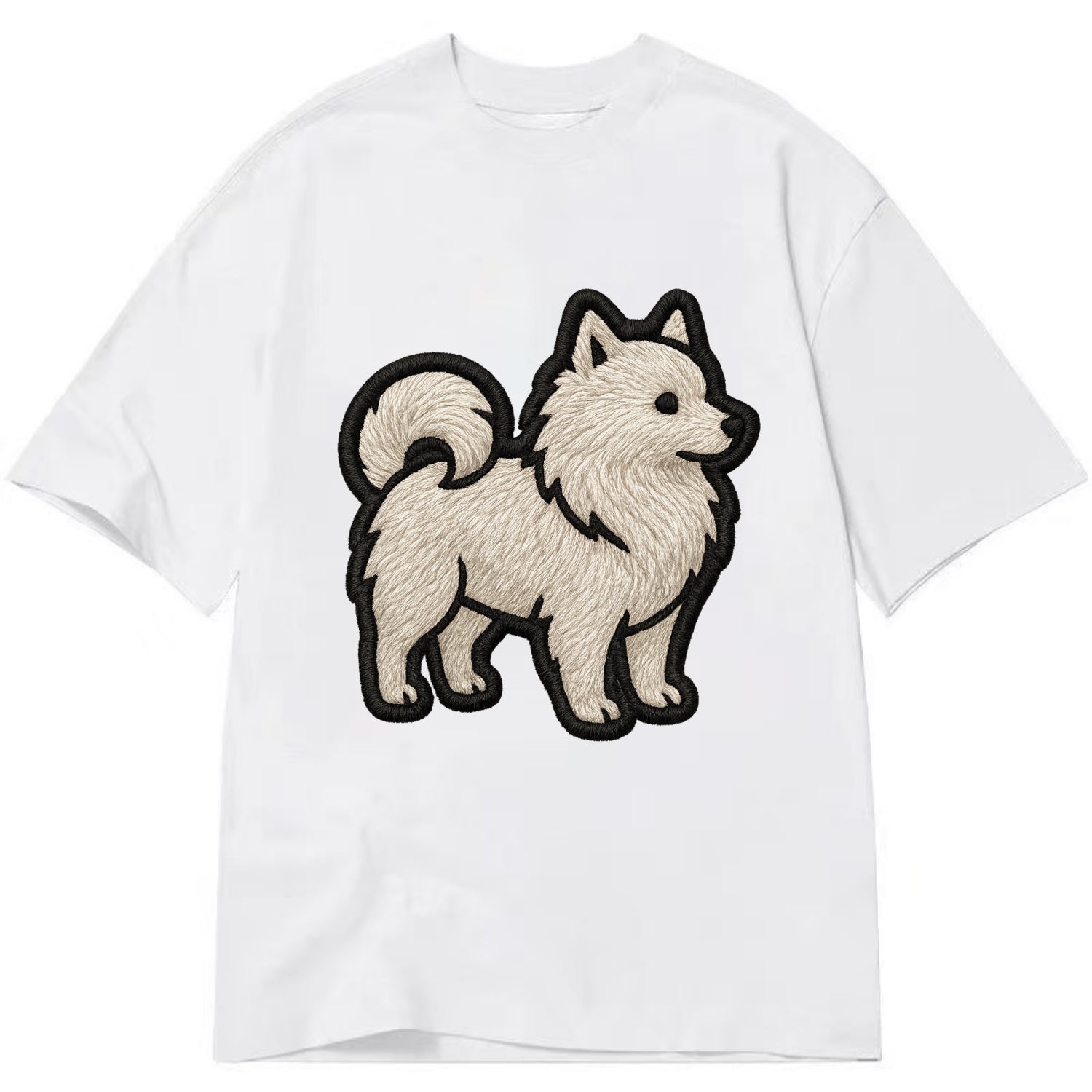 Japanese Spitz - Contemporary white spit - Classic T-shirt - White