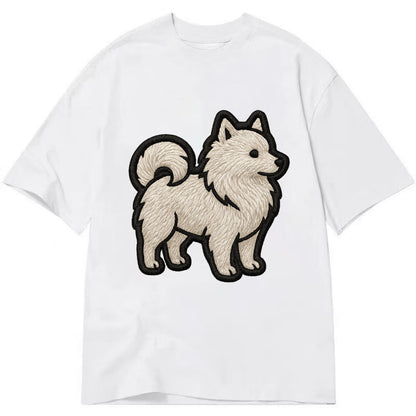 Japanese Spitz - Contemporary white spit - Classic T-shirt - White