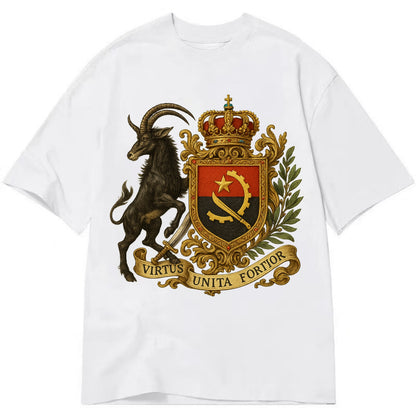 Angola Giant Sable Emblem  - Classic T-shirt - White