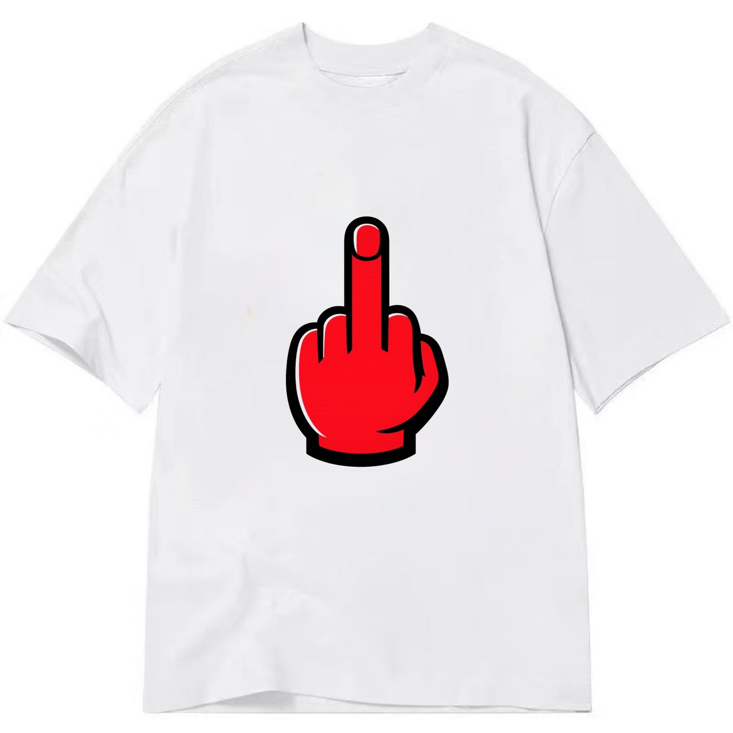 Bold Defiance Icon - Classic T-shirt - White