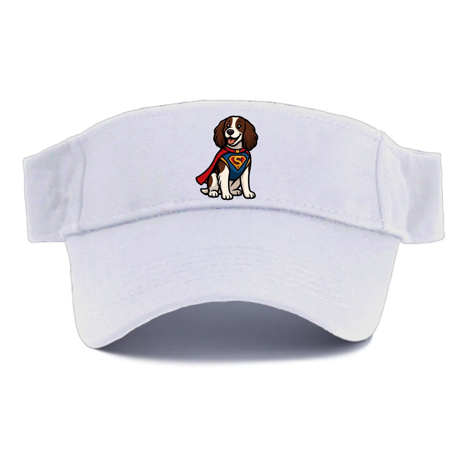 Springer Spaniel Friendly Hero  - Visor - White