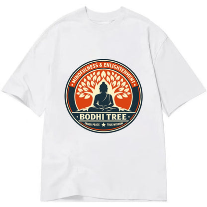 Zen Harmony Emblem - Classic T-shirt - White