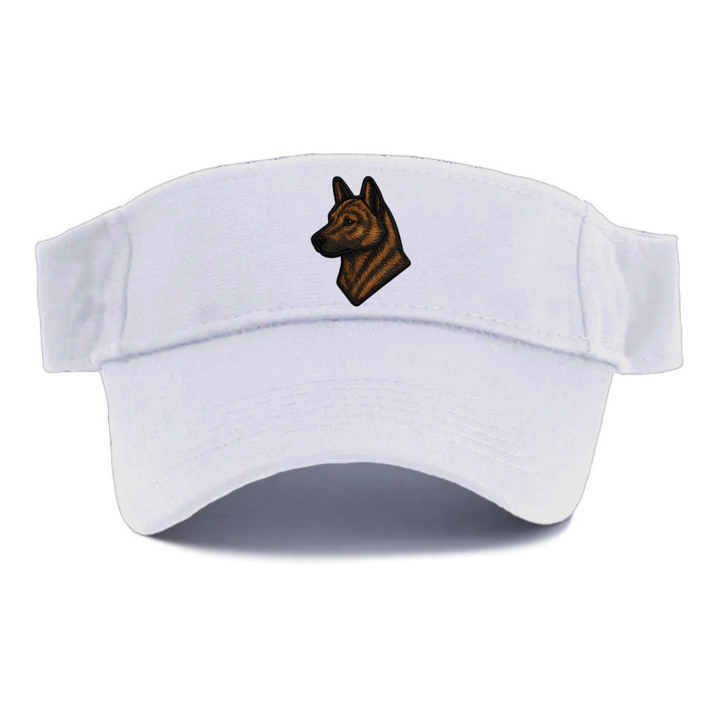 Kai Ken - Modern tiger dog logo with bol - Visor - White