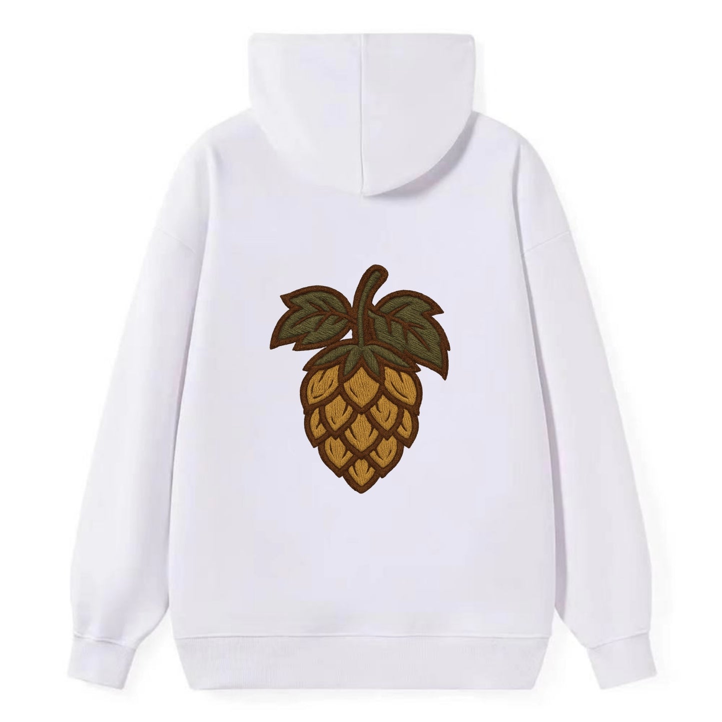 Hop Cone  - Classic Pullover Hoodie - White