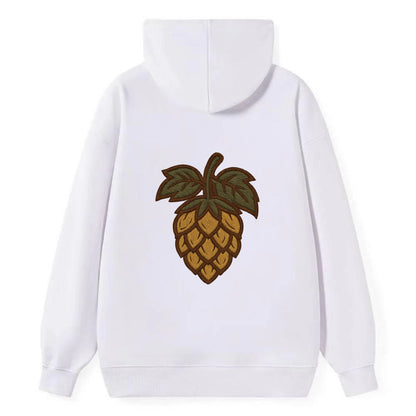 Hop Cone  - Classic Pullover Hoodie - White