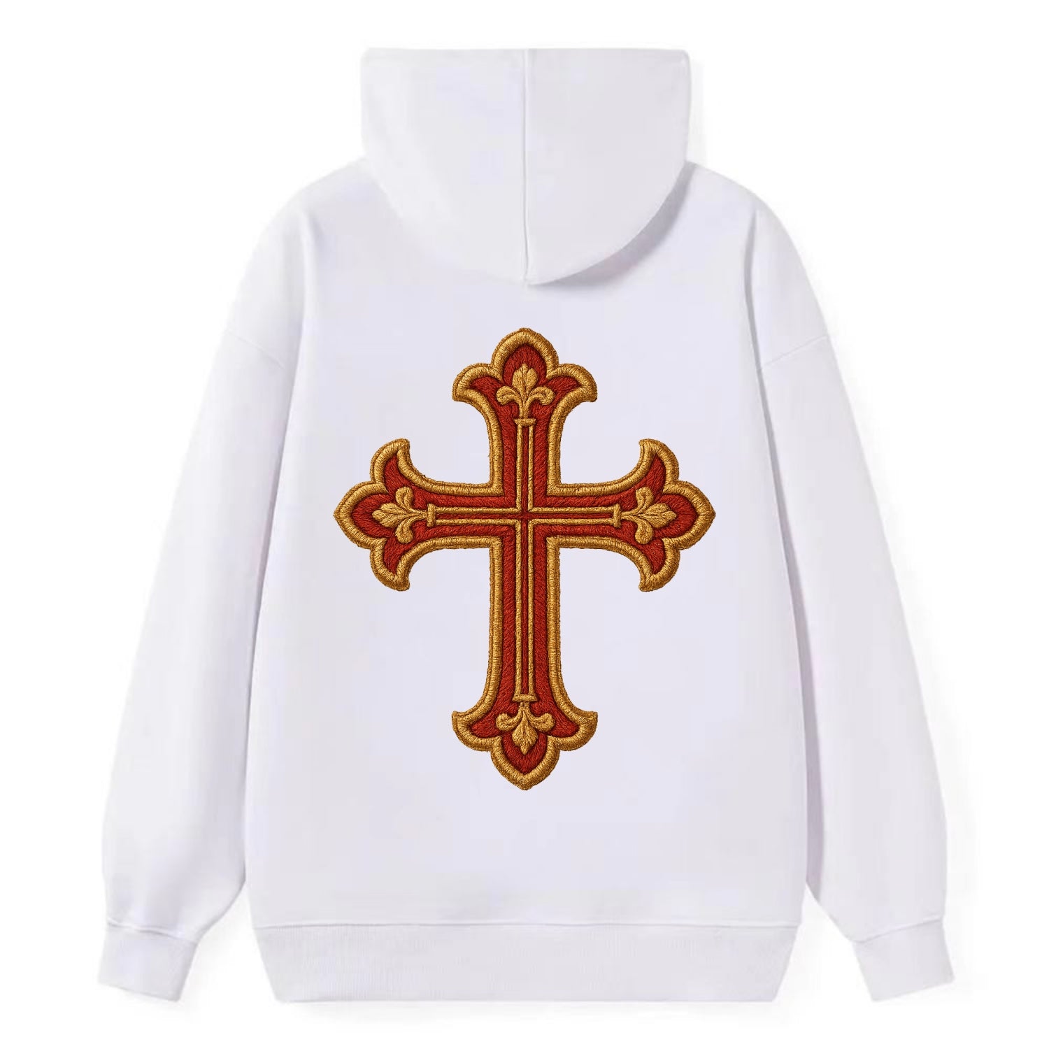 Armenian Cross - Classic Pullover Hoodie - White