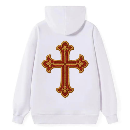 Armenian Cross - Classic Pullover Hoodie - White