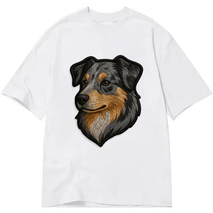 Australian Shepherd - Modern merle patte - Classic T-shirt - White