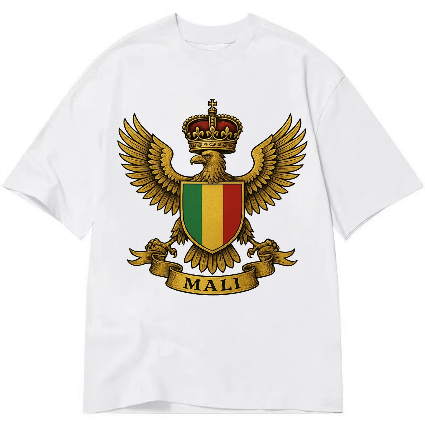 Mali Royal Logo  - Classic T-shirt - White