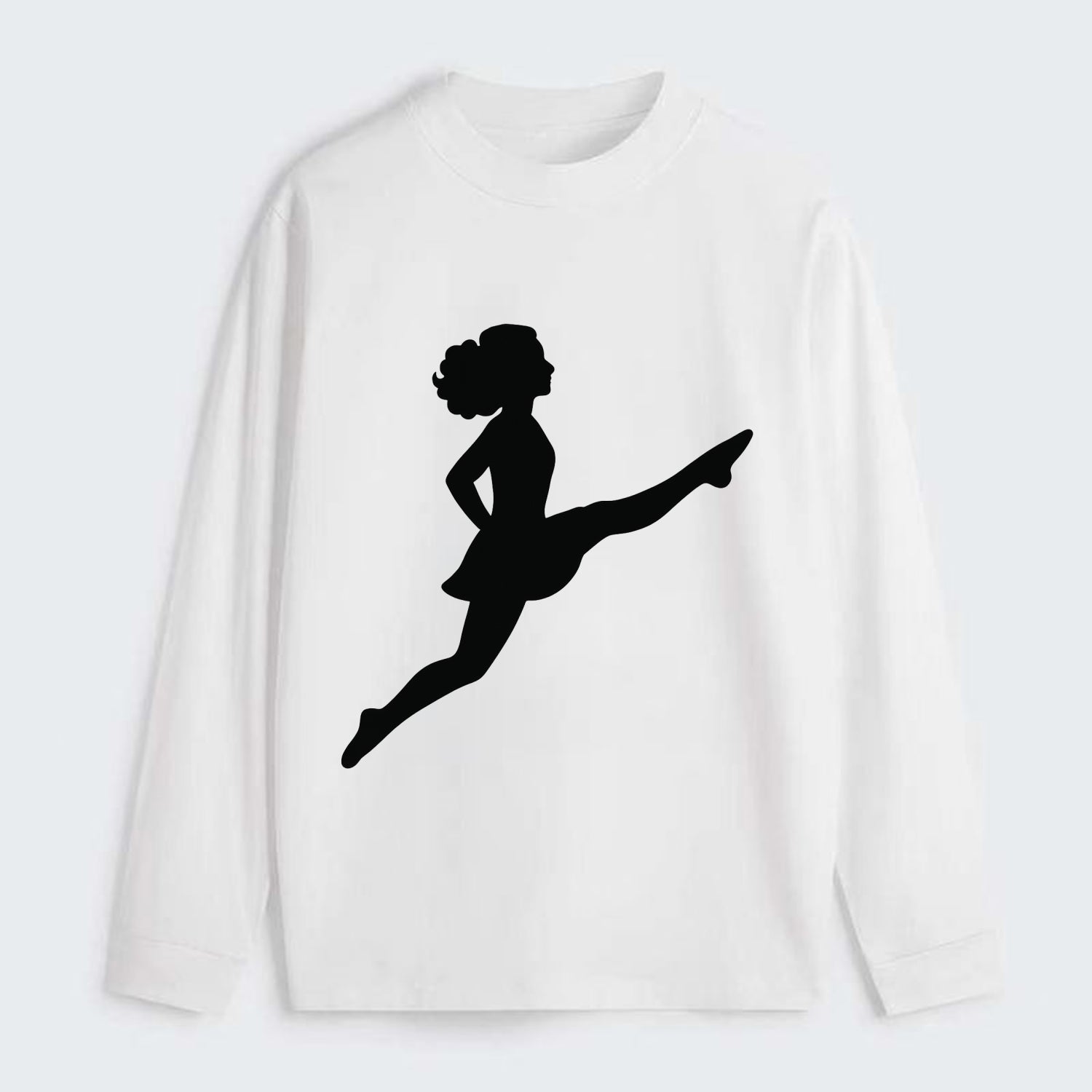 Irish step dancer Riverdance leap - Classic Long Sleeve Shirt - White