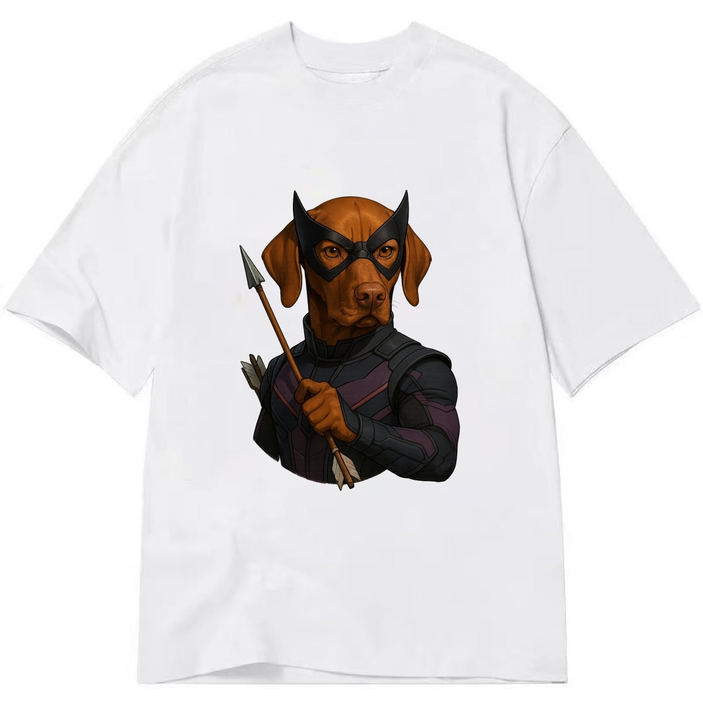 Vizsla Hawkeye  - Classic T-shirt - White