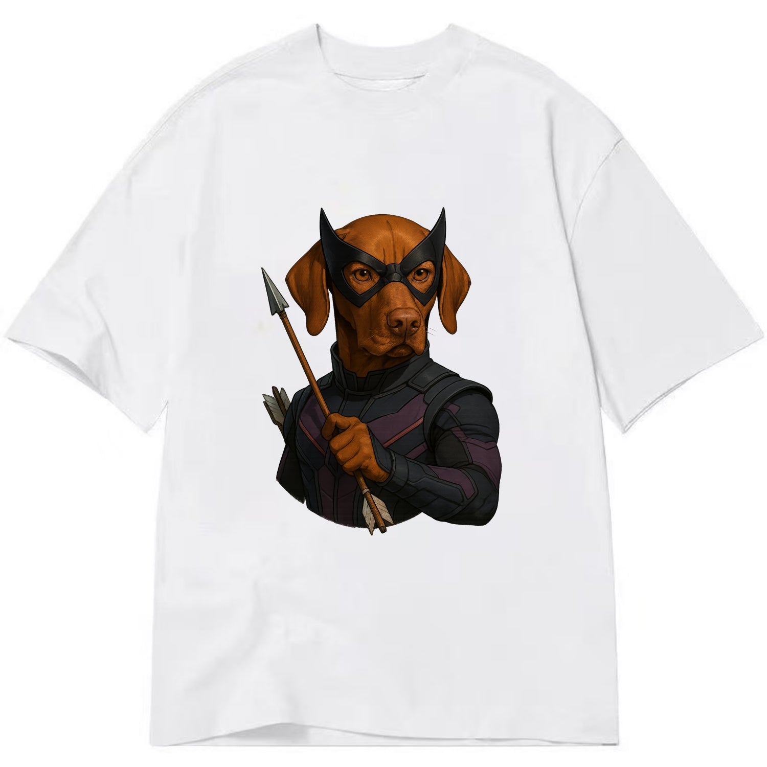 Vizsla Hawkeye  - Classic T-shirt - White