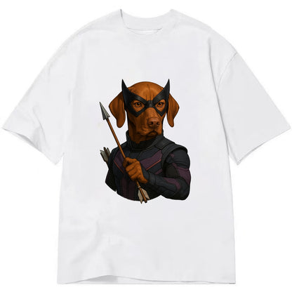 Vizsla Hawkeye  - Classic T-shirt - White